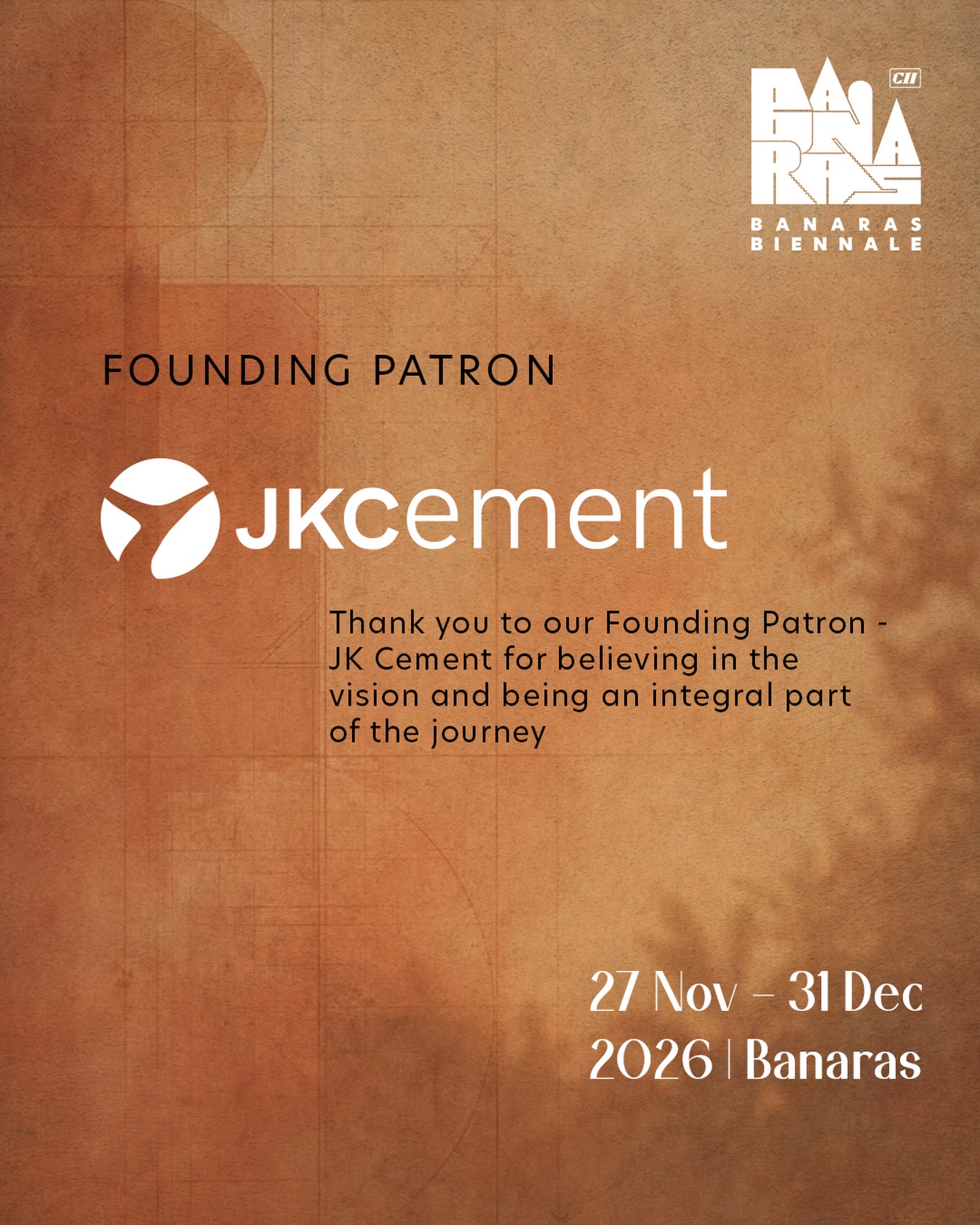 Founding Patron - JK Cement