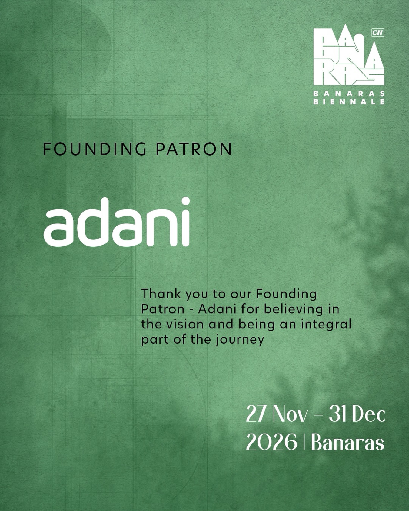 Founding Patron - Adani Group